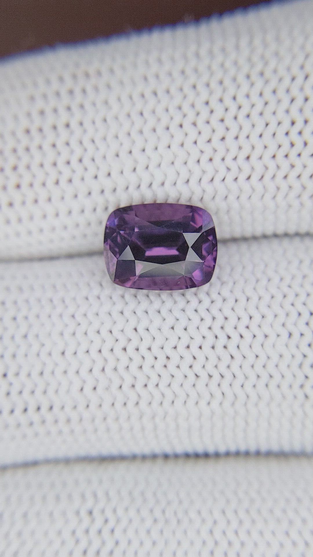 2.68 Ct. Pinkish Purple Spinel from Tanzania Size Video
