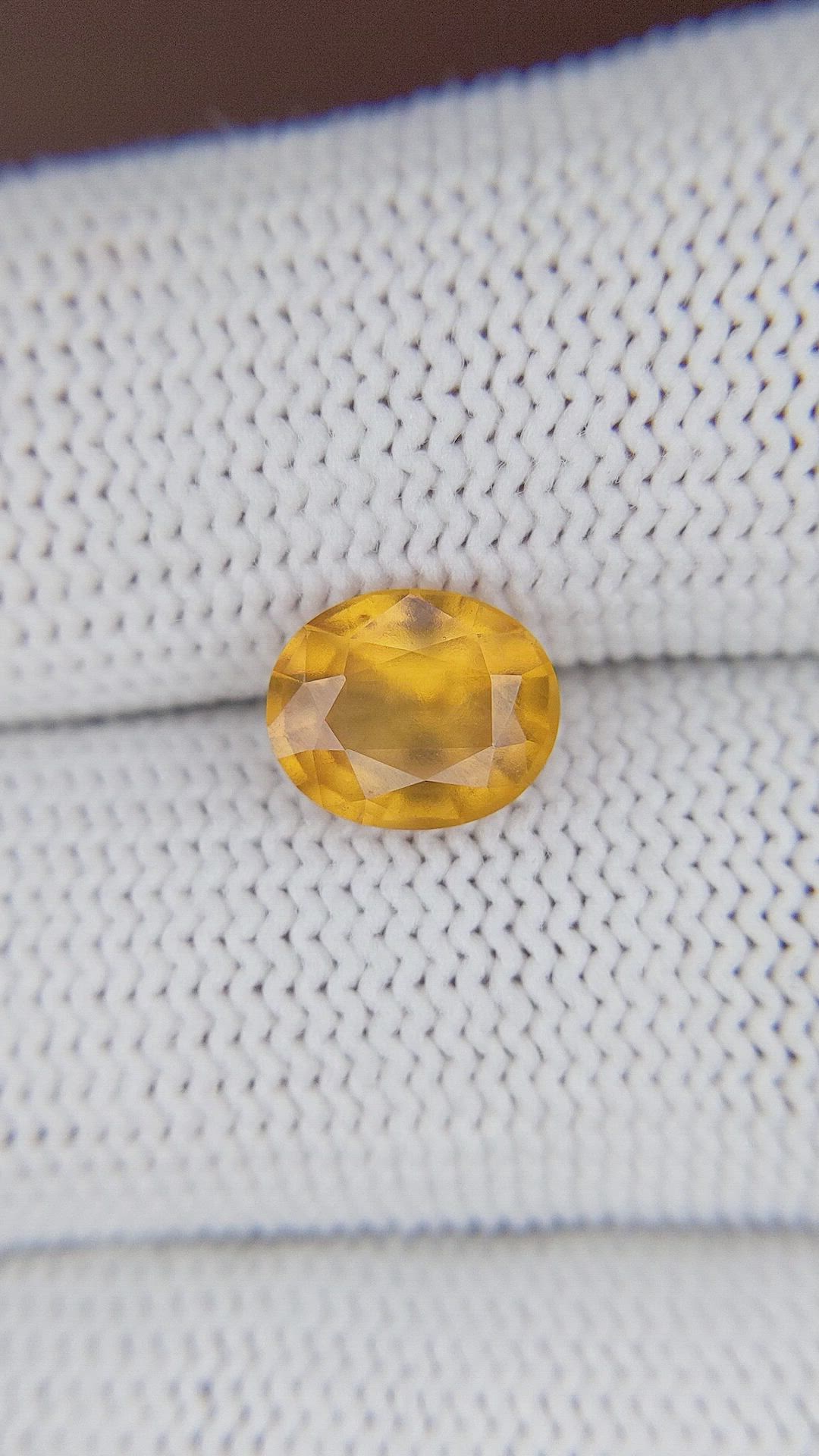 2.10 Ct. Yellowish Orange Spessartite Garnet from Tanzania Size Video