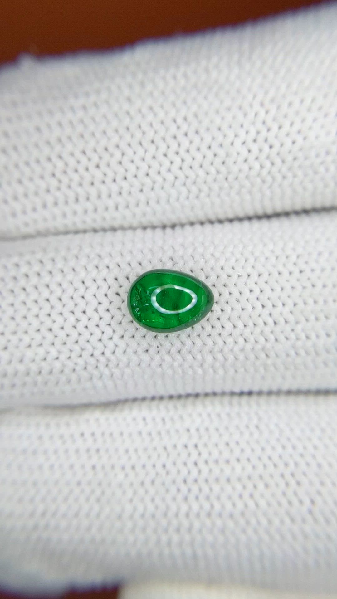 1.43 Ct. Cabochon Tsavorite Garnet from Tanzania Size Video