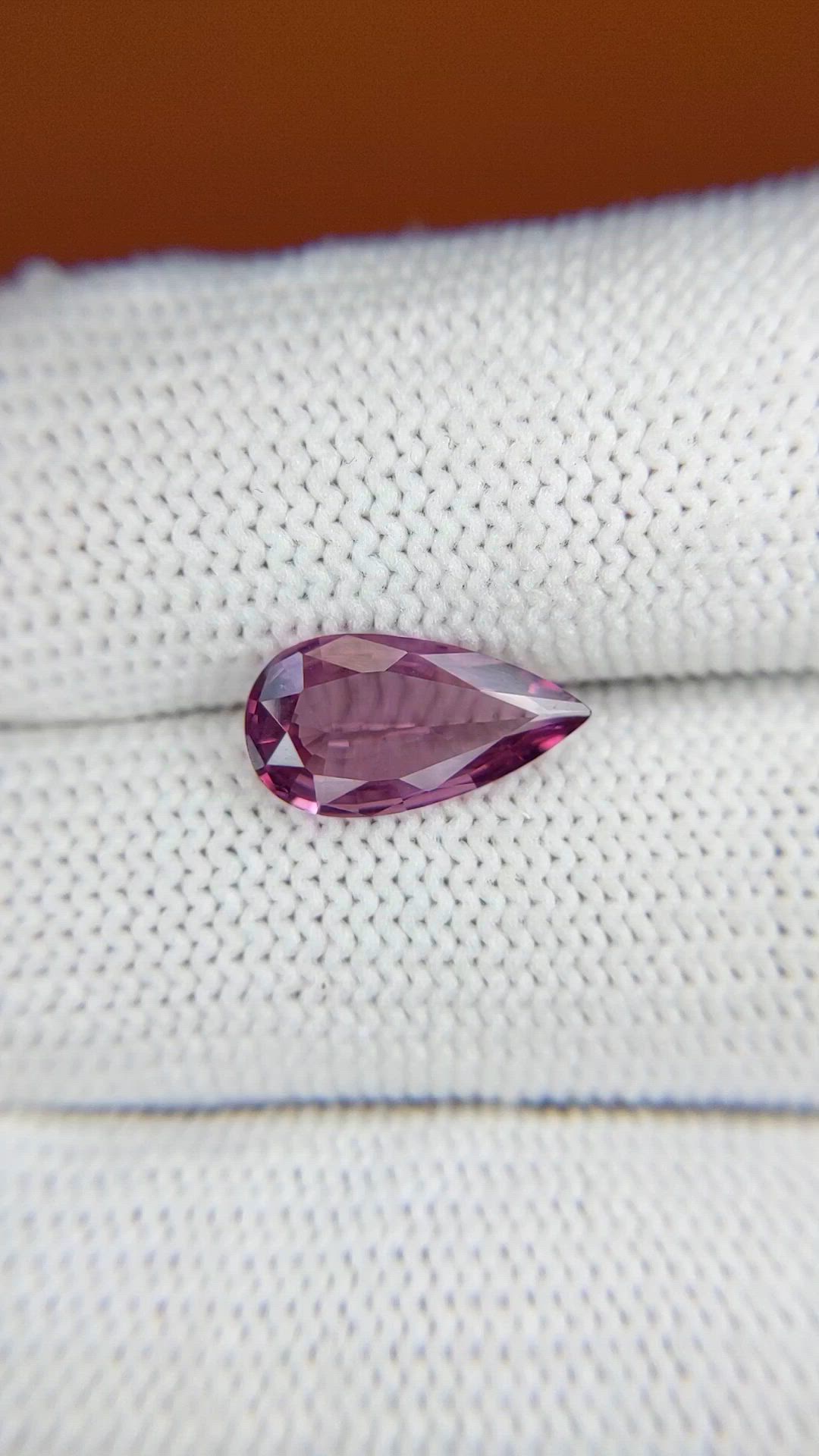 1.75 Ct. Purplish Pink Spinel from Tanzania Size Video