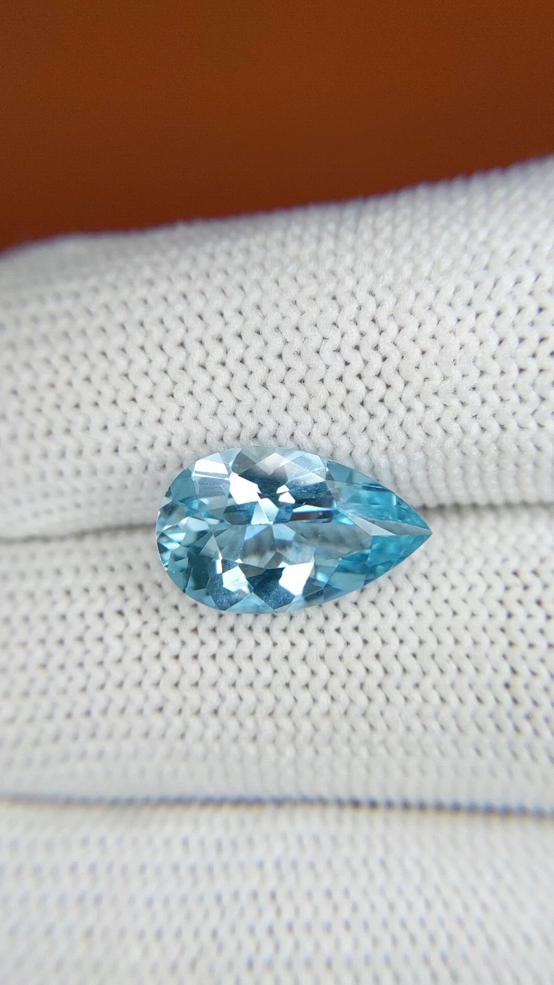 3.66 Ct. Blue Aquamarine from Tanzania Size Video