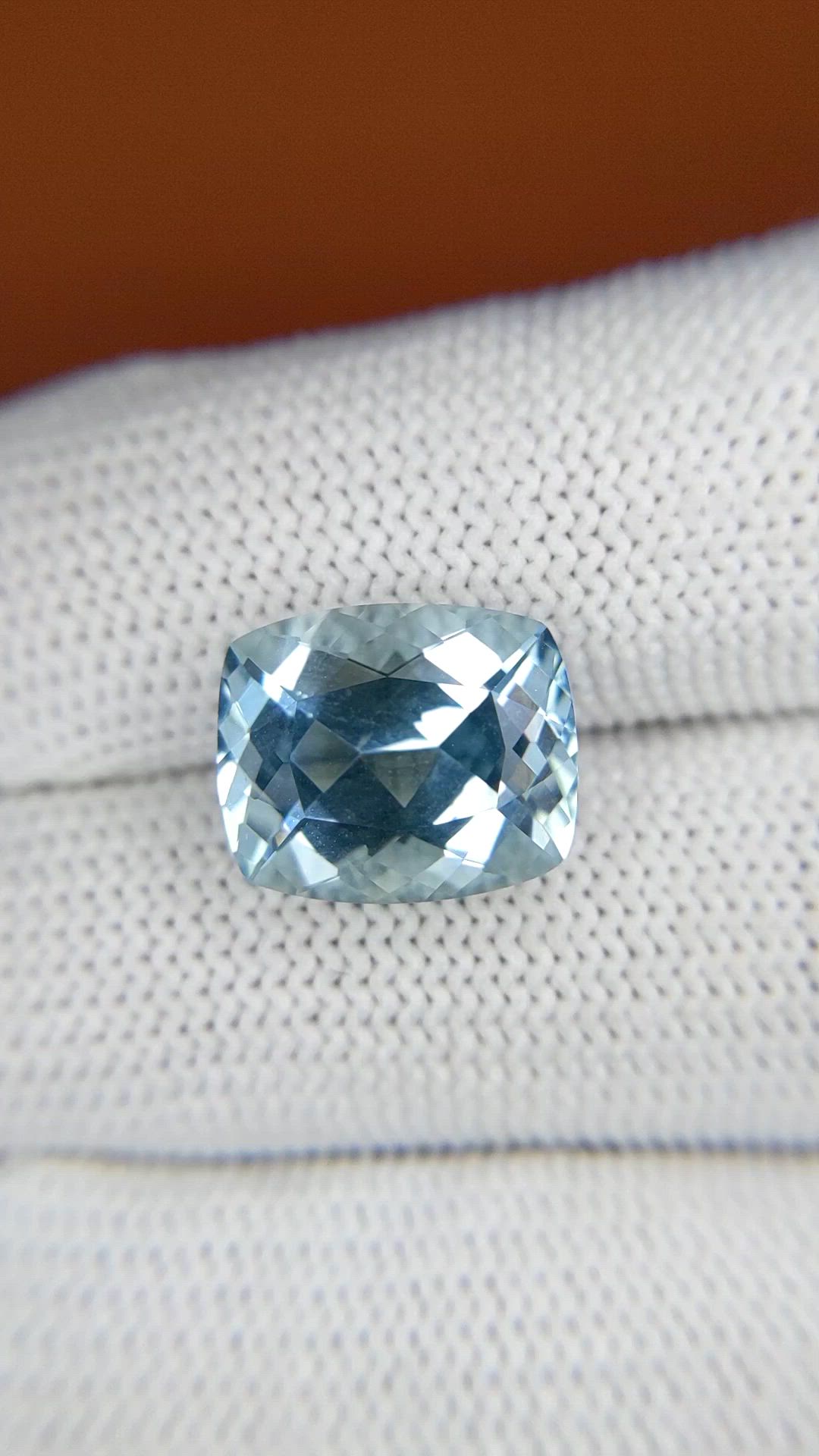 6.65 Ct. Greenish Blue Aquamarine from Tanzania Size Video