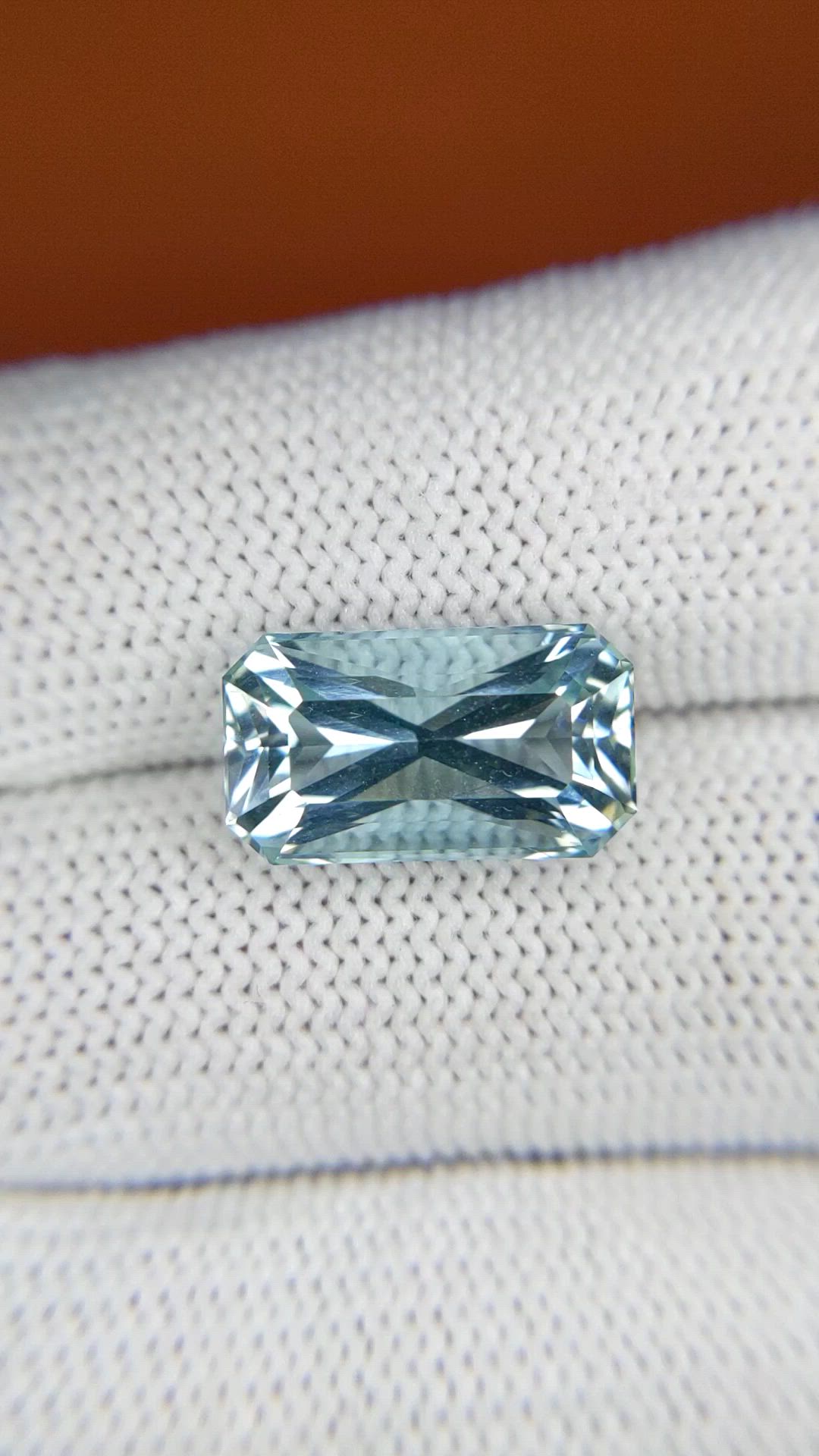 6.72 Ct. Blue Aquamarine from Tanzania Size Video