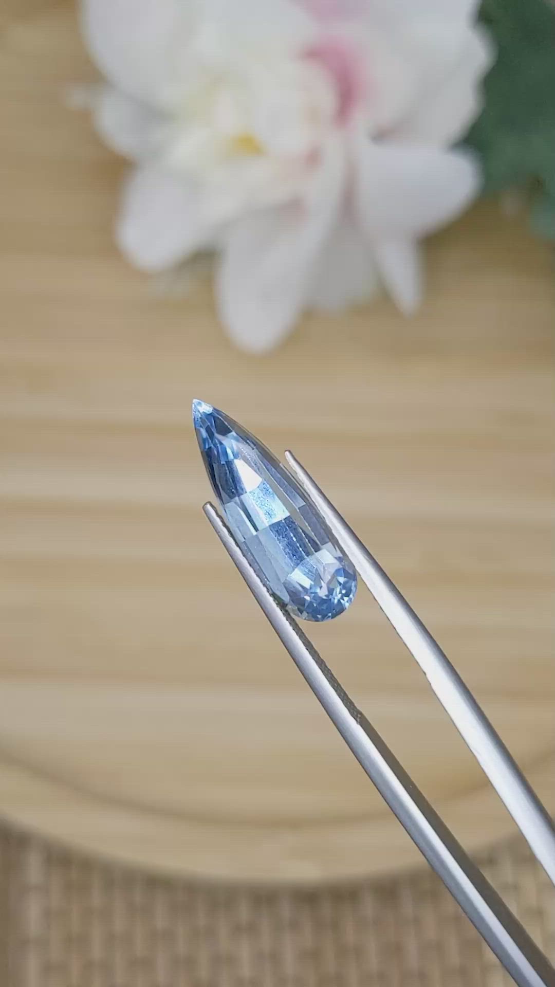 4.47 Ct. Blue Aquamarine from Tanzania Size Video