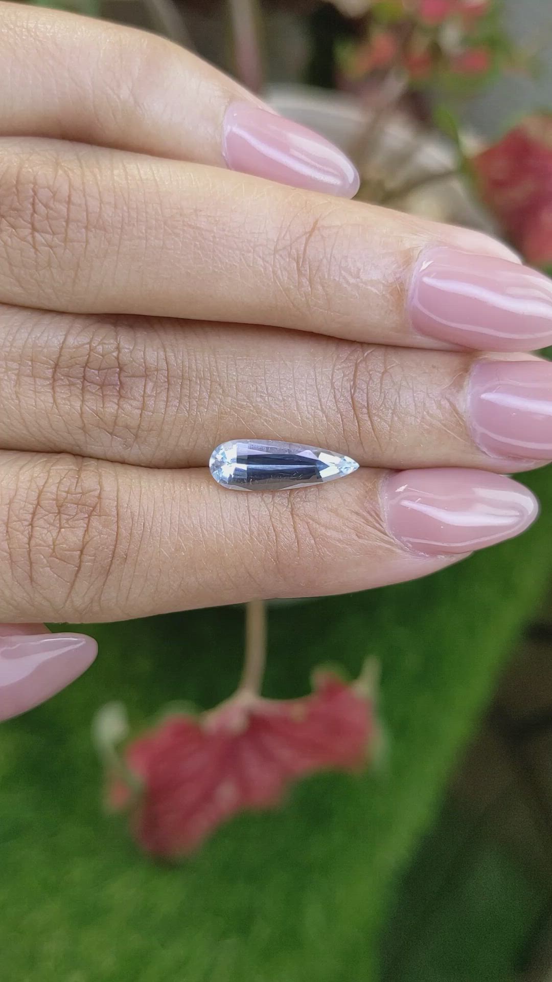 1.44 Ct. Blue Aquamarine from Tanzania Size Video