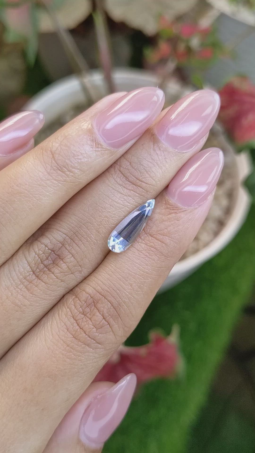 1.44 Ct. Blue Aquamarine from Tanzania Size Video