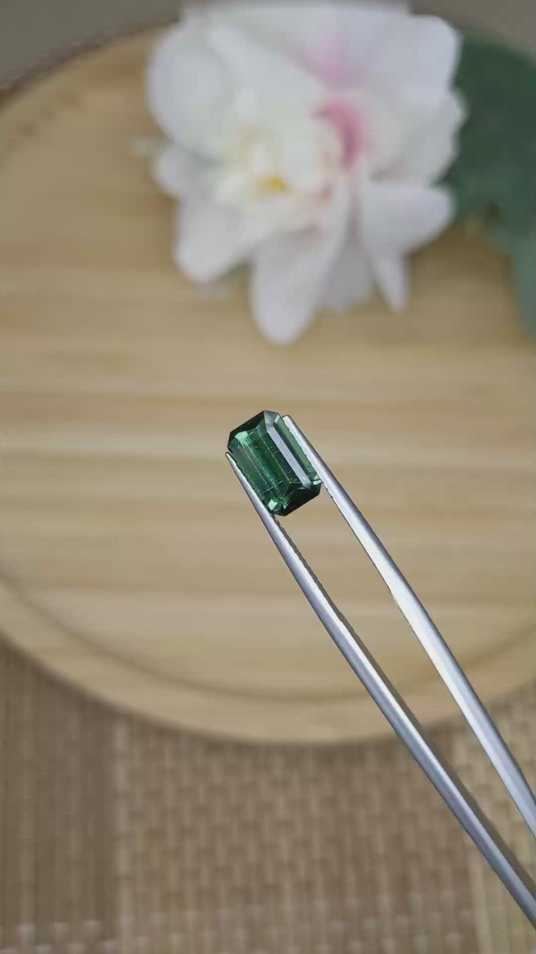 2.47 Ct. Green Tourmaline from Tanzania Size Video