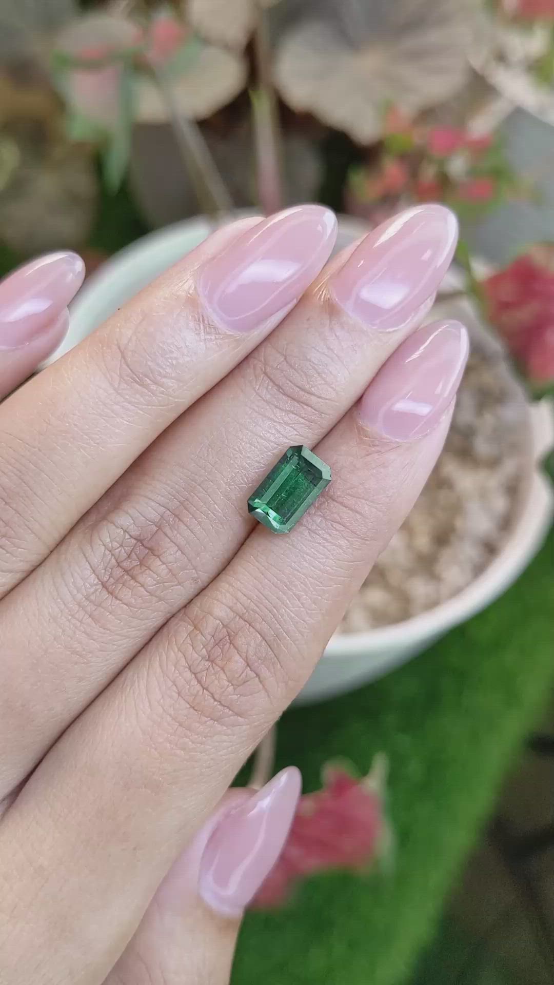 2.47 Ct. Green Tourmaline from Tanzania Size Video