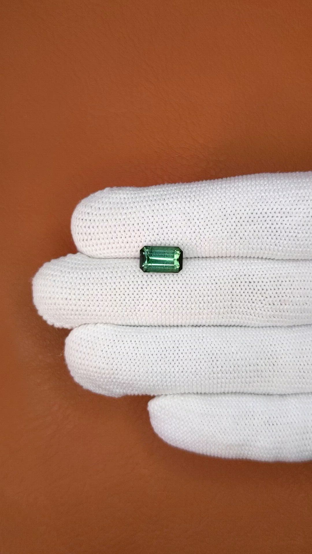 2.47 Ct. Green Tourmaline from Tanzania Size Video