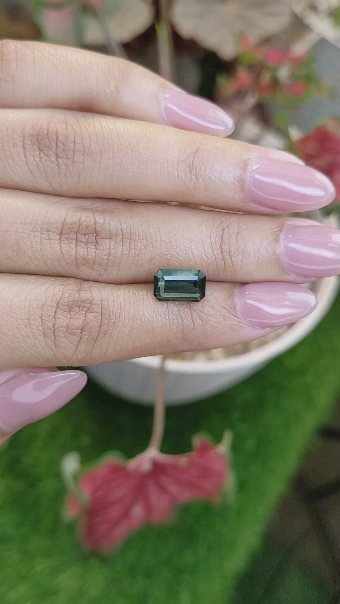 2.47 Ct. Green Tourmaline from Tanzania Size Video