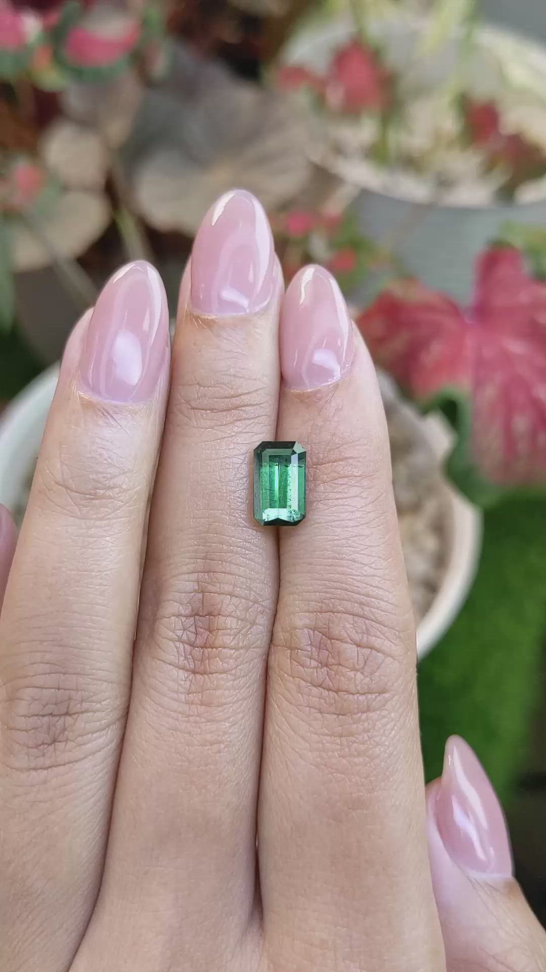 2.47 Ct. Green Tourmaline from Tanzania Size Video