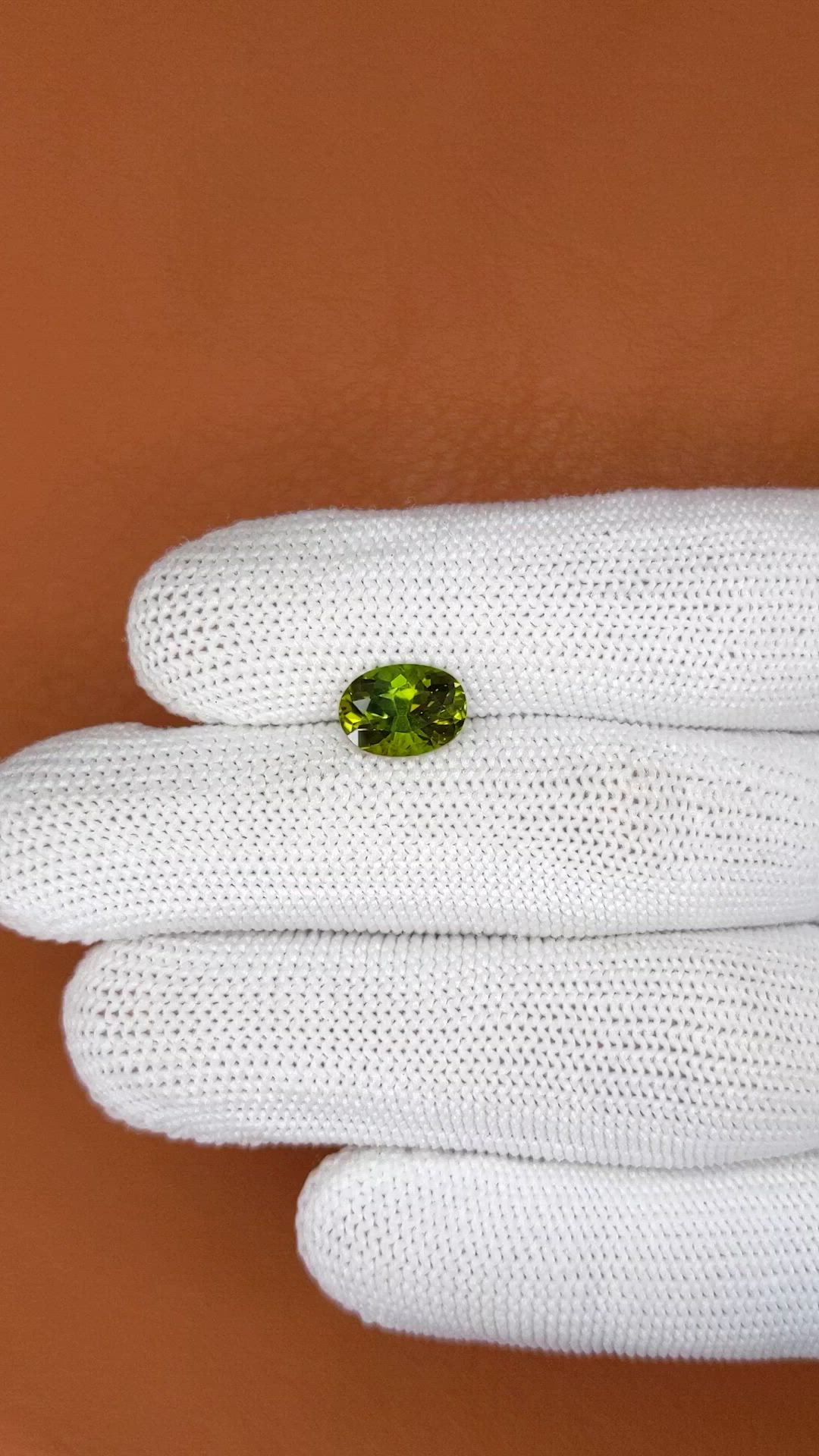 2.26 Ct. Brownish Green Tourmaline from Tanzania Size Video