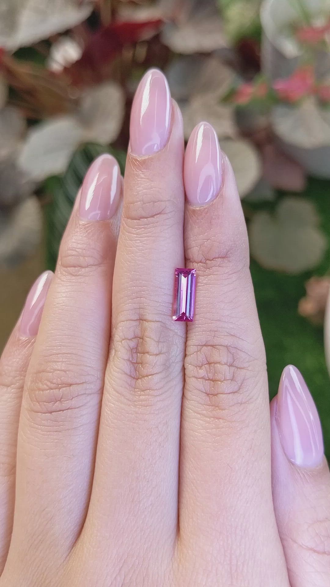 1.10 Ct. Pink Tourmaline from Tanzania Size Video