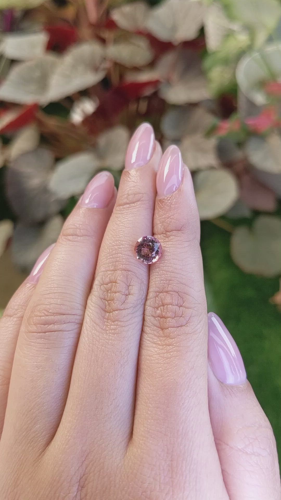 1.42 Ct. Pink Tourmaline from Tanzania Size Video