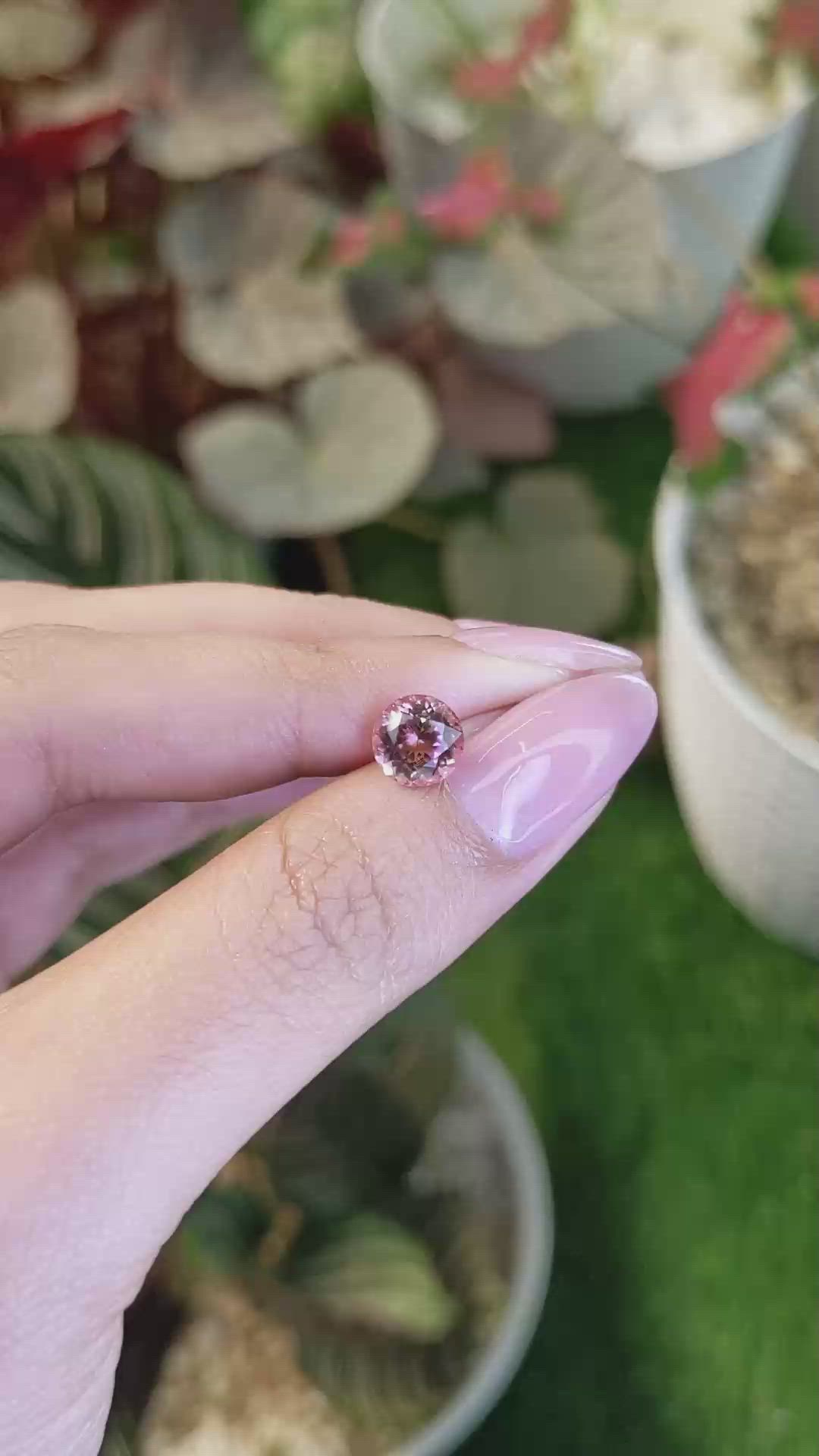 1.42 Ct. Pink Tourmaline from Tanzania Size Video