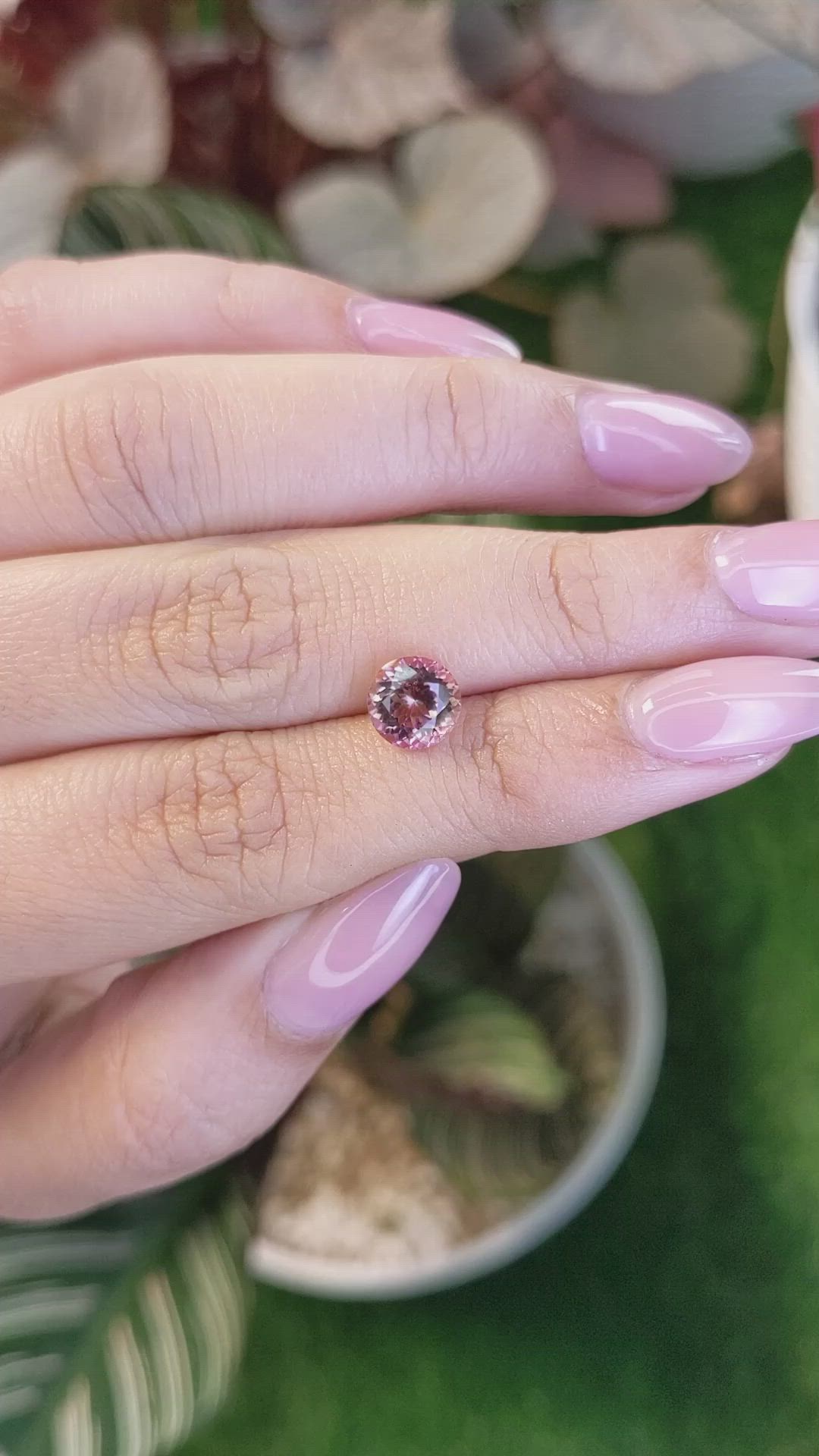1.42 Ct. Pink Tourmaline from Tanzania Size Video