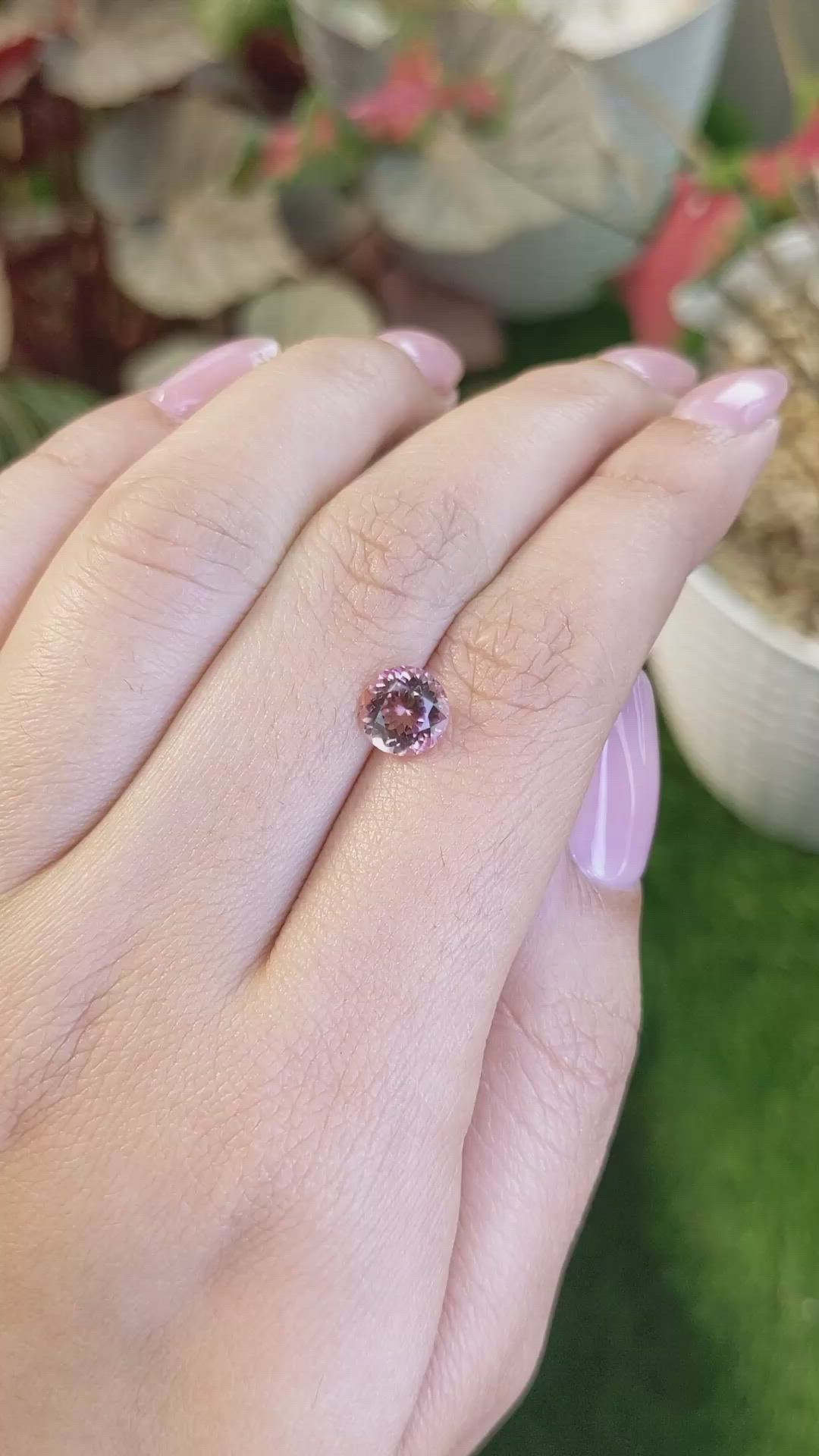 1.42 Ct. Pink Tourmaline from Tanzania Size Video