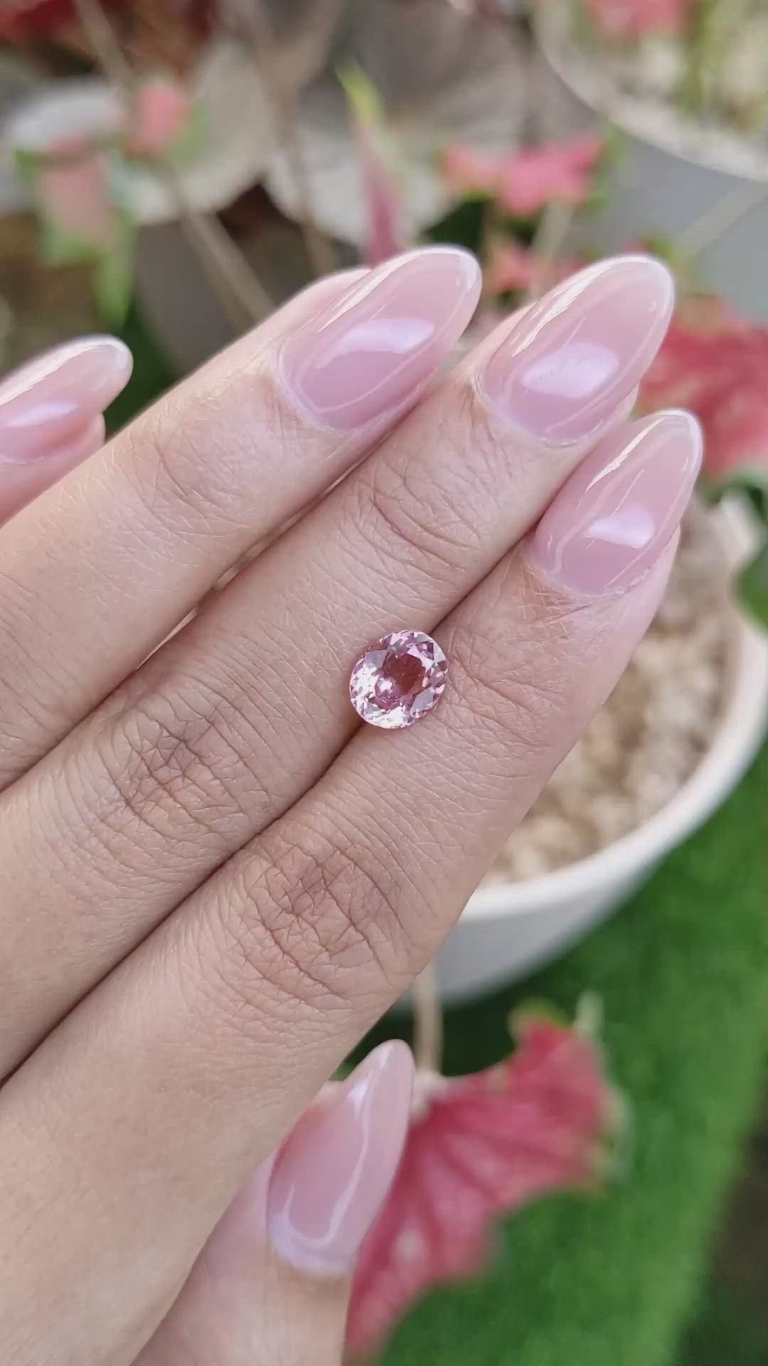 1.67 Ct. Pink Tourmaline from Tanzania Size Video