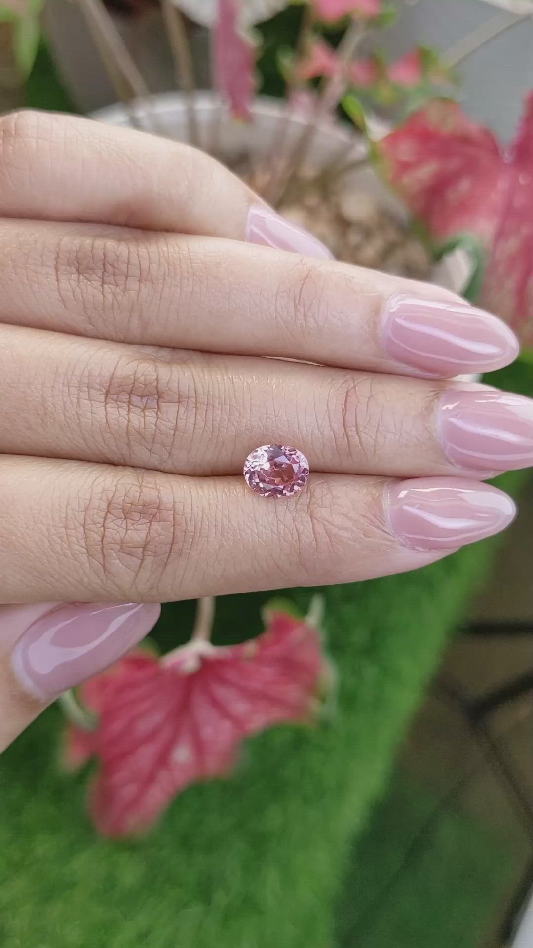 1.67 Ct. Pink Tourmaline from Tanzania Size Video
