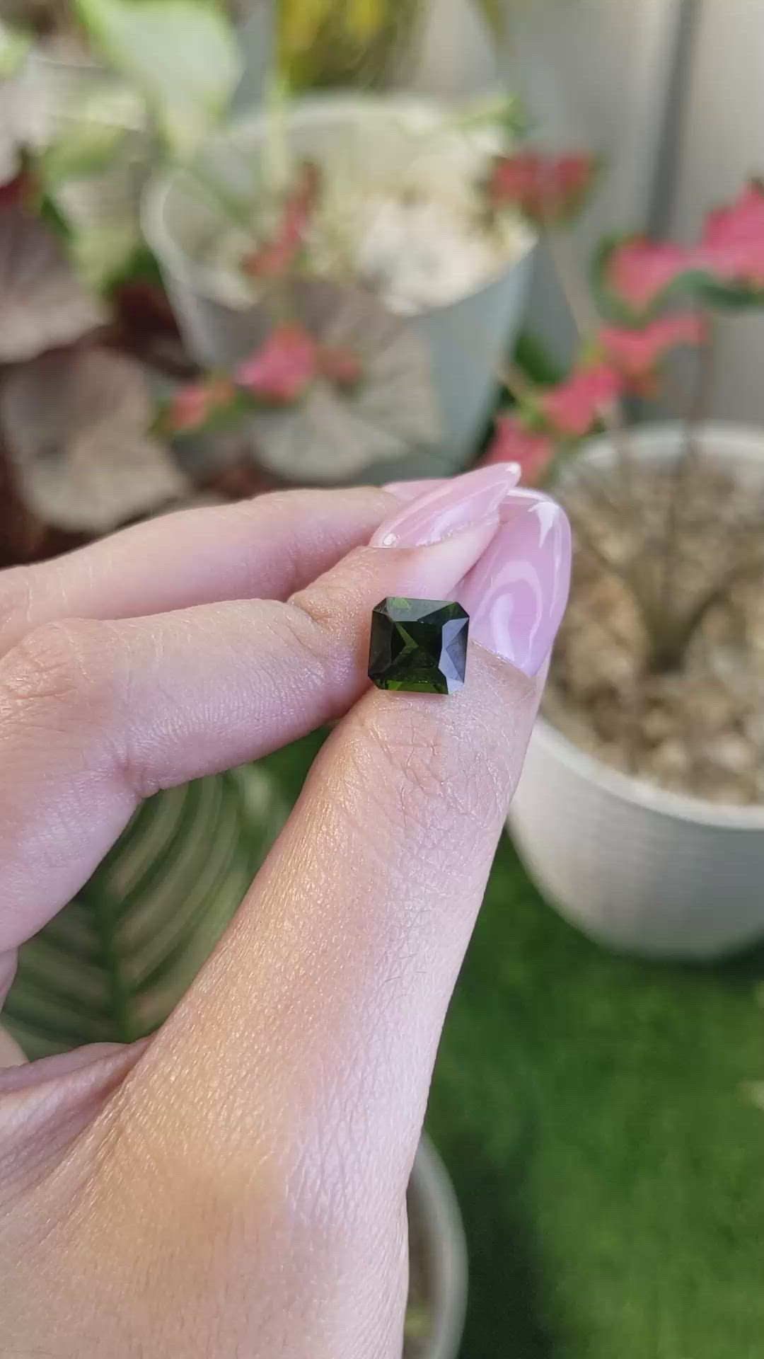2.69 Ct. Green Tourmaline from Tanzania Size Video