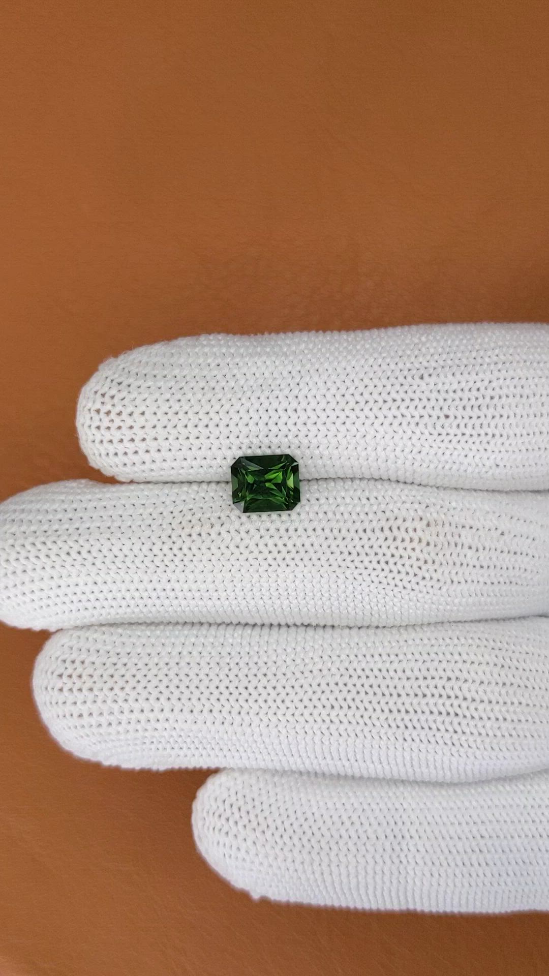1.51 Ct. Green Tourmaline from Tanzania Size Video