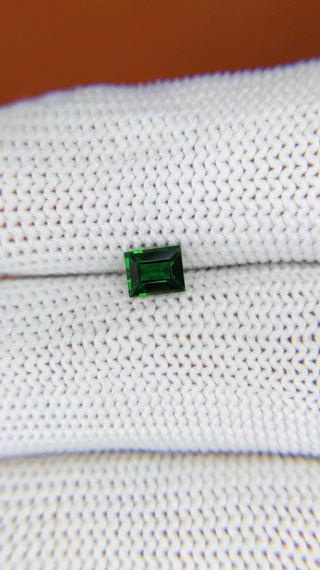 0.44 Ct. Green Tourmaline from Tanzania Size Video