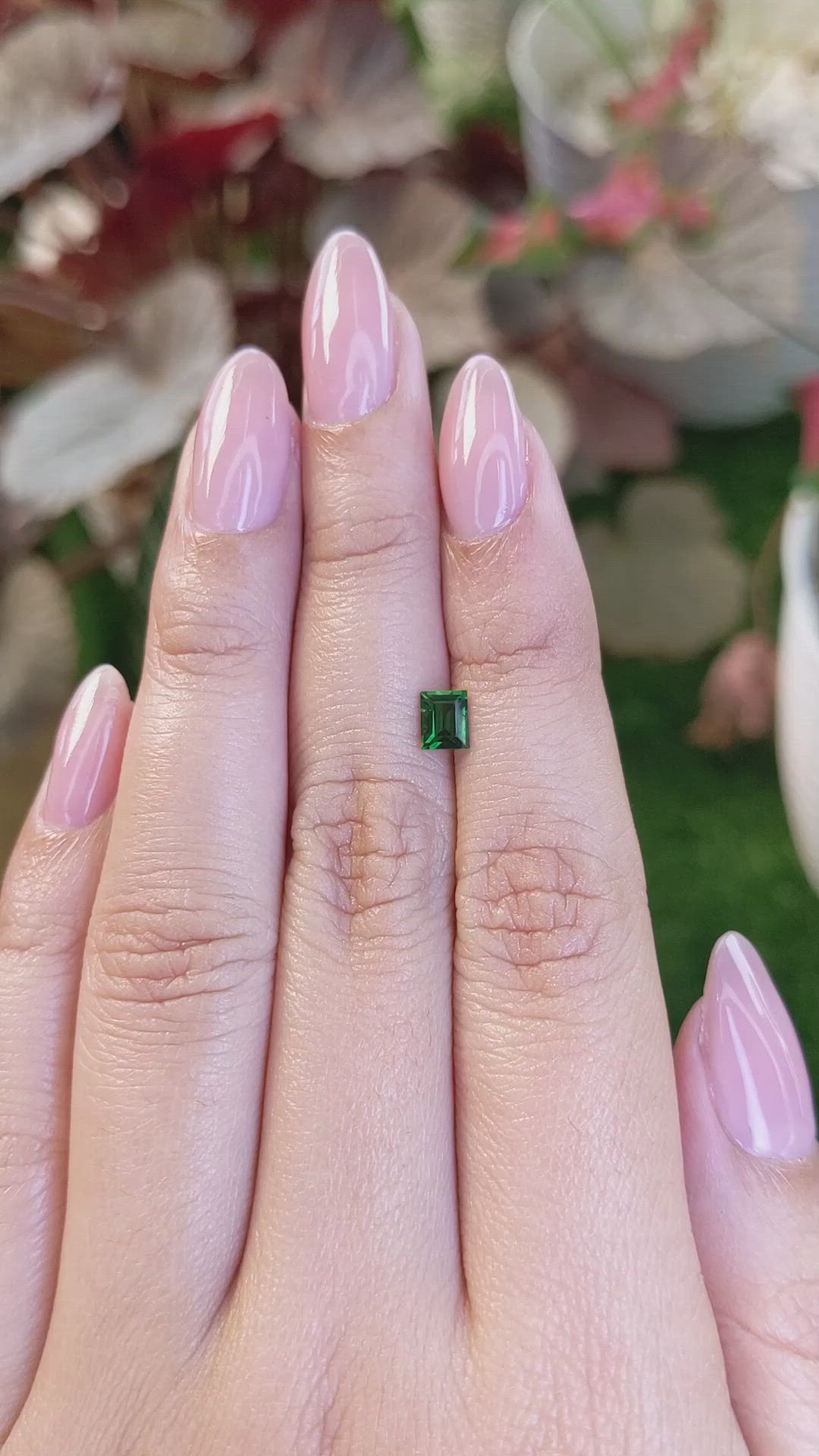 0.44 Ct. Green Tourmaline from Tanzania Size Video