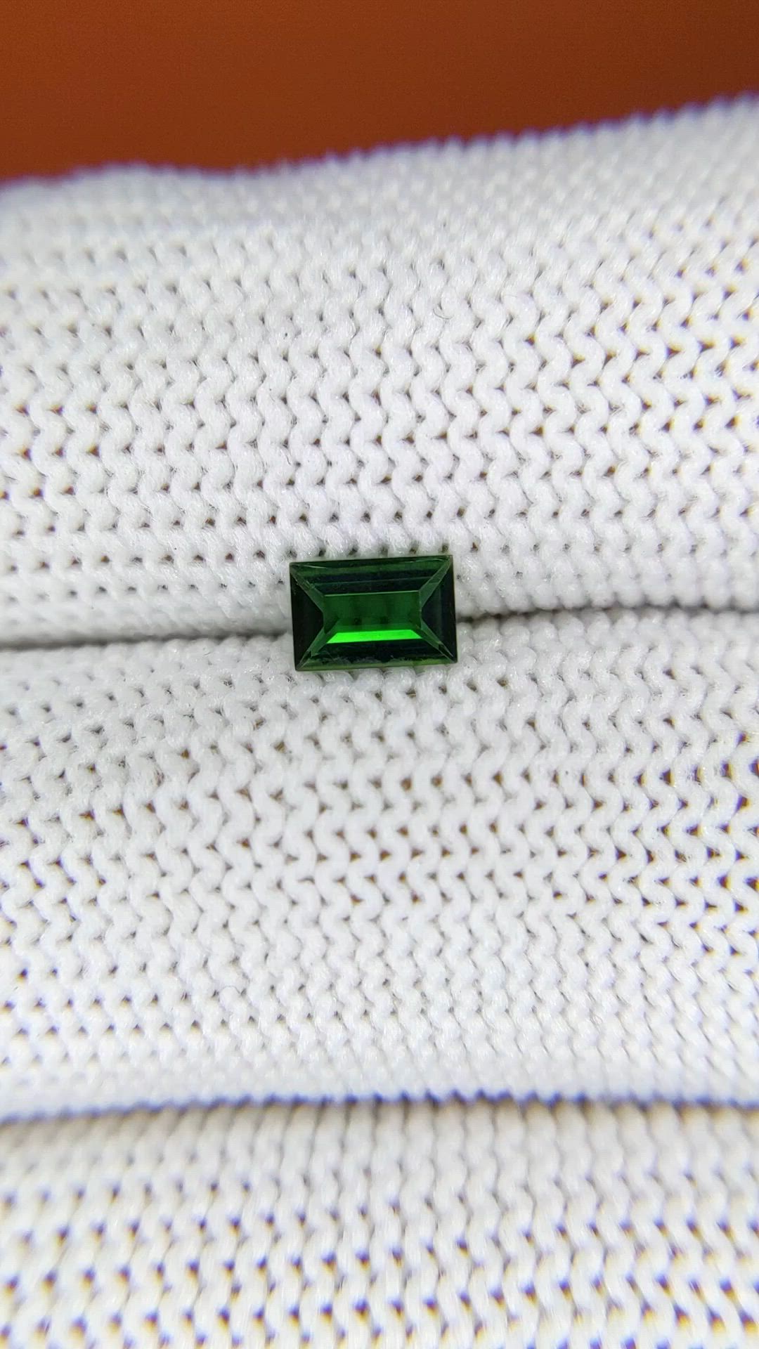 0.34 Ct. Green Tourmaline from Tanzania Size Video