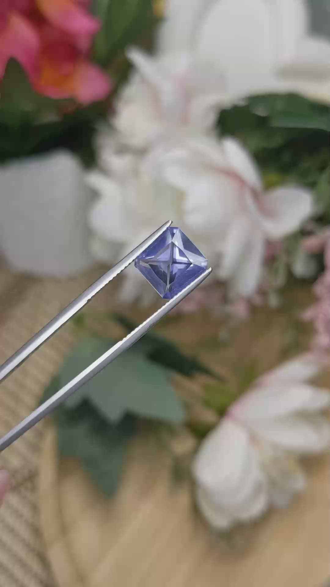 2.30 Ct. Violet Iolite from Tanzania Size Video