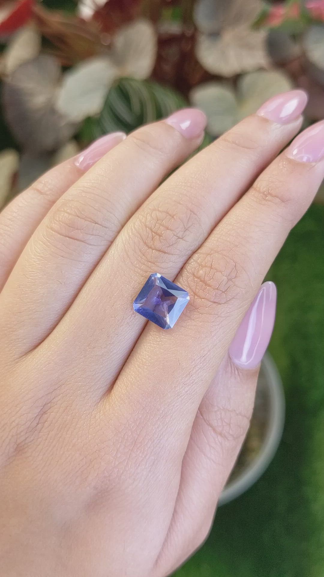 2.30 Ct. Violet Iolite from Tanzania Size Video