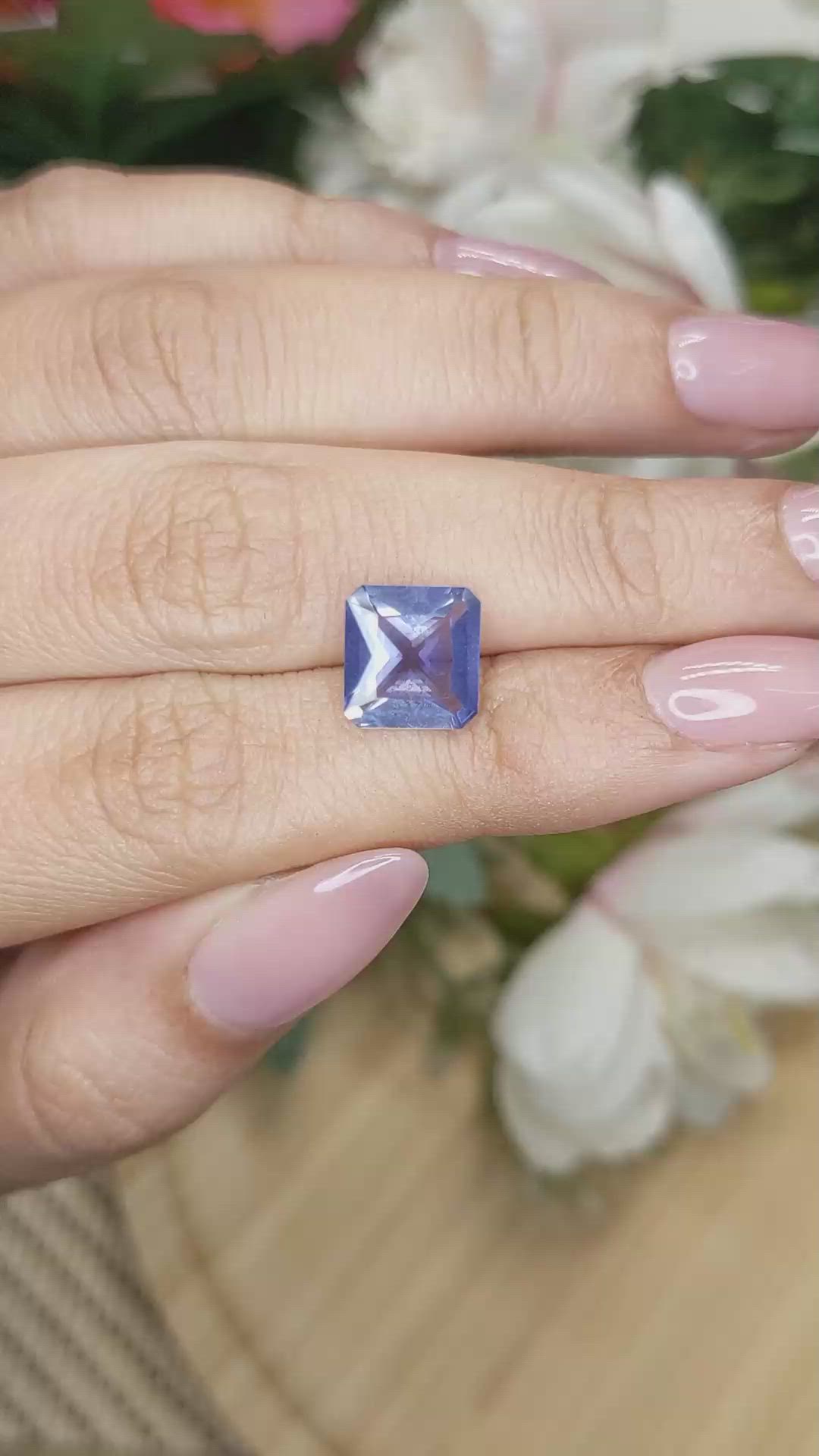 2.30 Ct. Violet Iolite from Tanzania Size Video