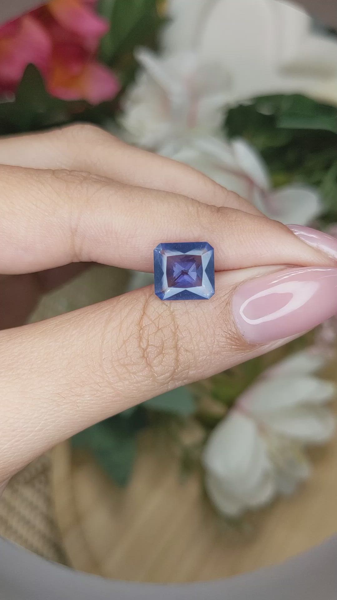 2.30 Ct. Violet Iolite from Tanzania Size Video