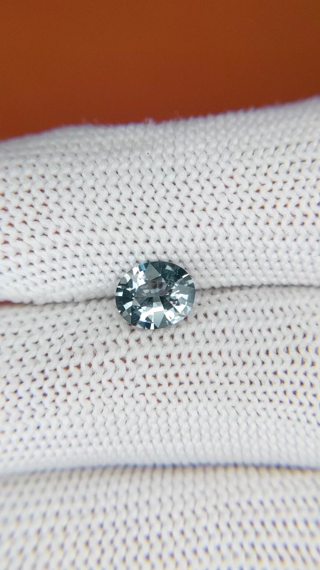 1.21 Ct. Blue Spinel from Ceylon (Sri Lanka) Size Video