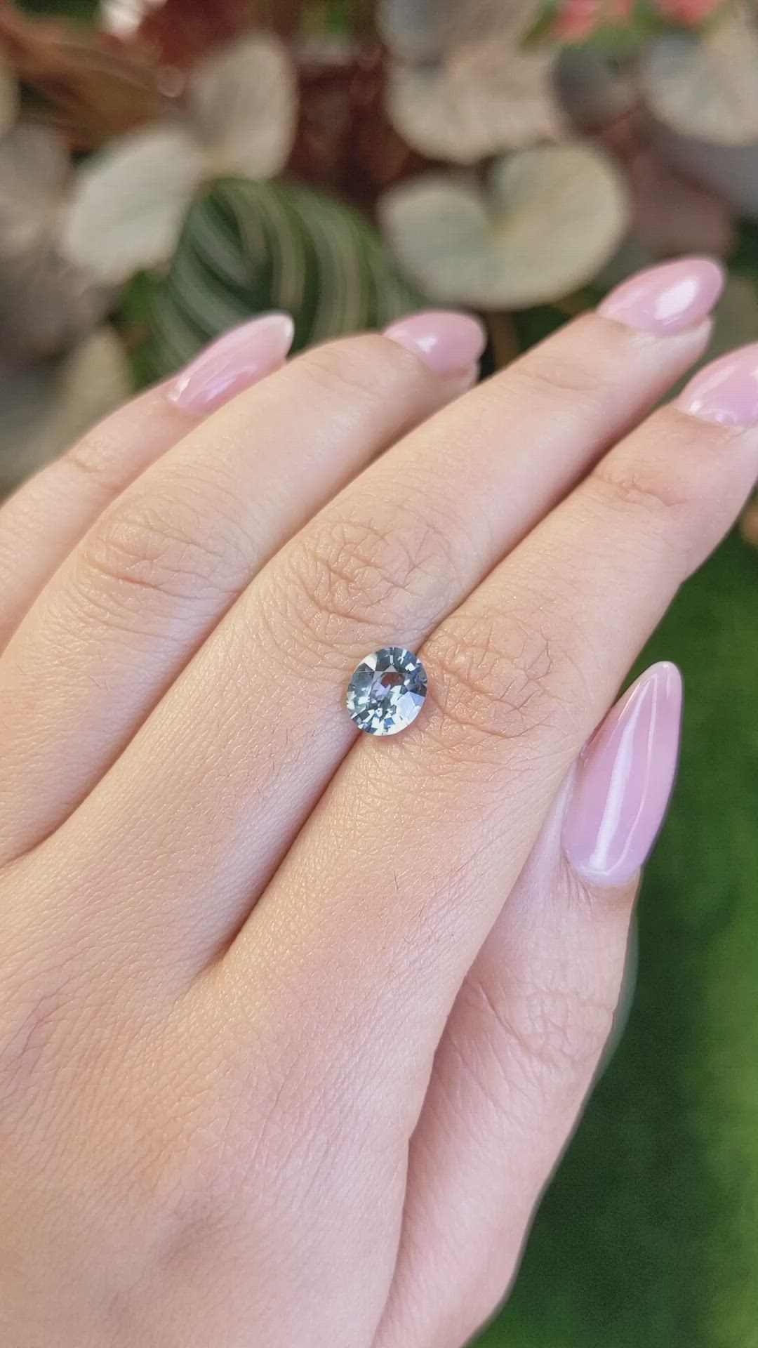 1.21 Ct. Blue Spinel from Ceylon (Sri Lanka) Size Video