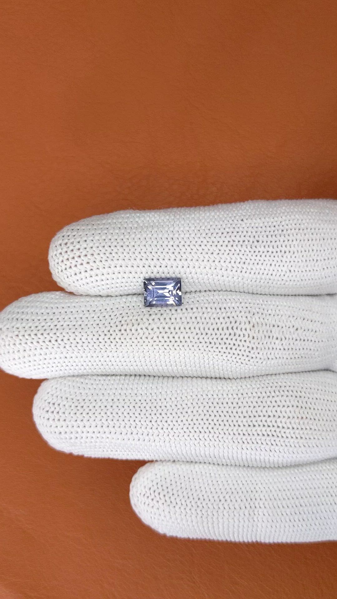 1.26 Ct. Violet Spinel from Ceylon (Sri Lanka) Size Video