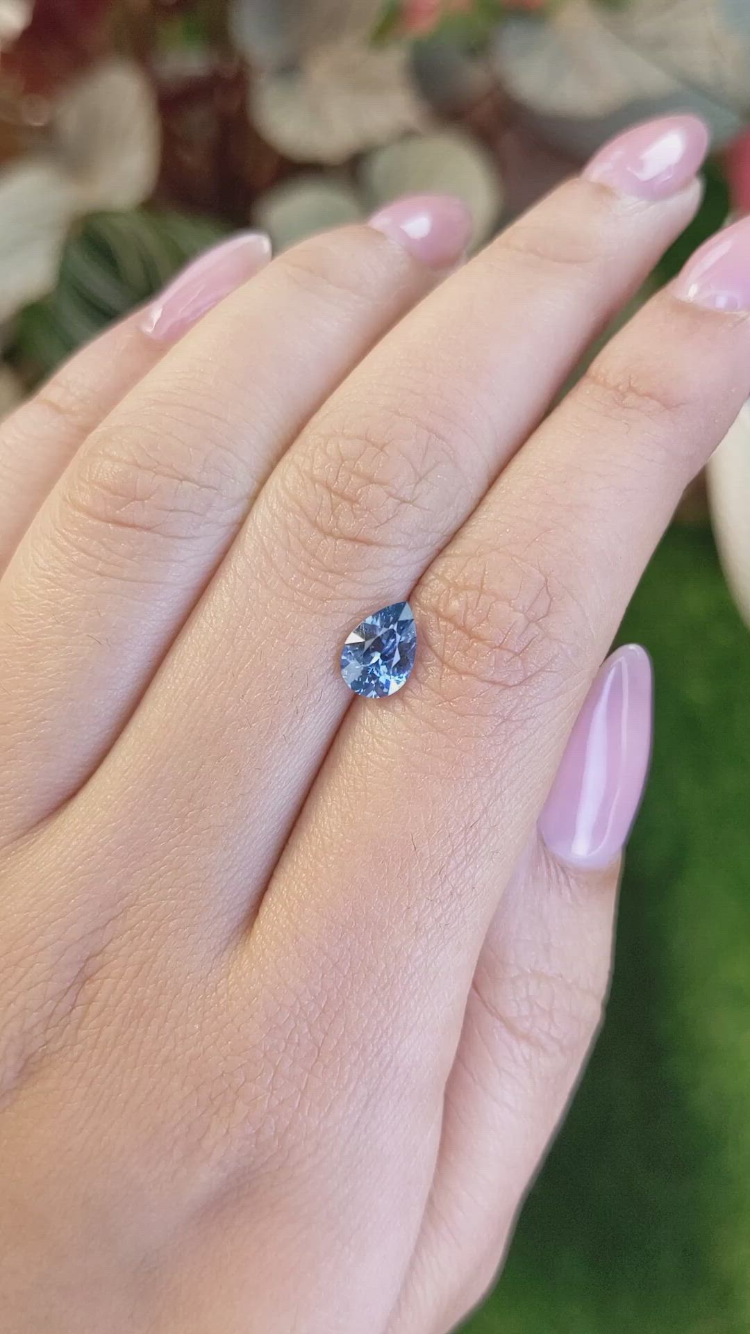 1.14 Ct. Blue Spinel from Ceylon (Sri Lanka) Size Video