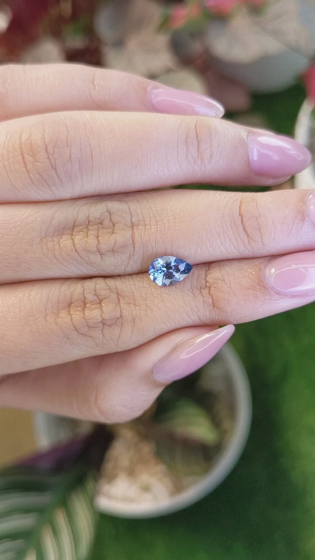 1.14 Ct. Blue Spinel from Ceylon (Sri Lanka) Size Video
