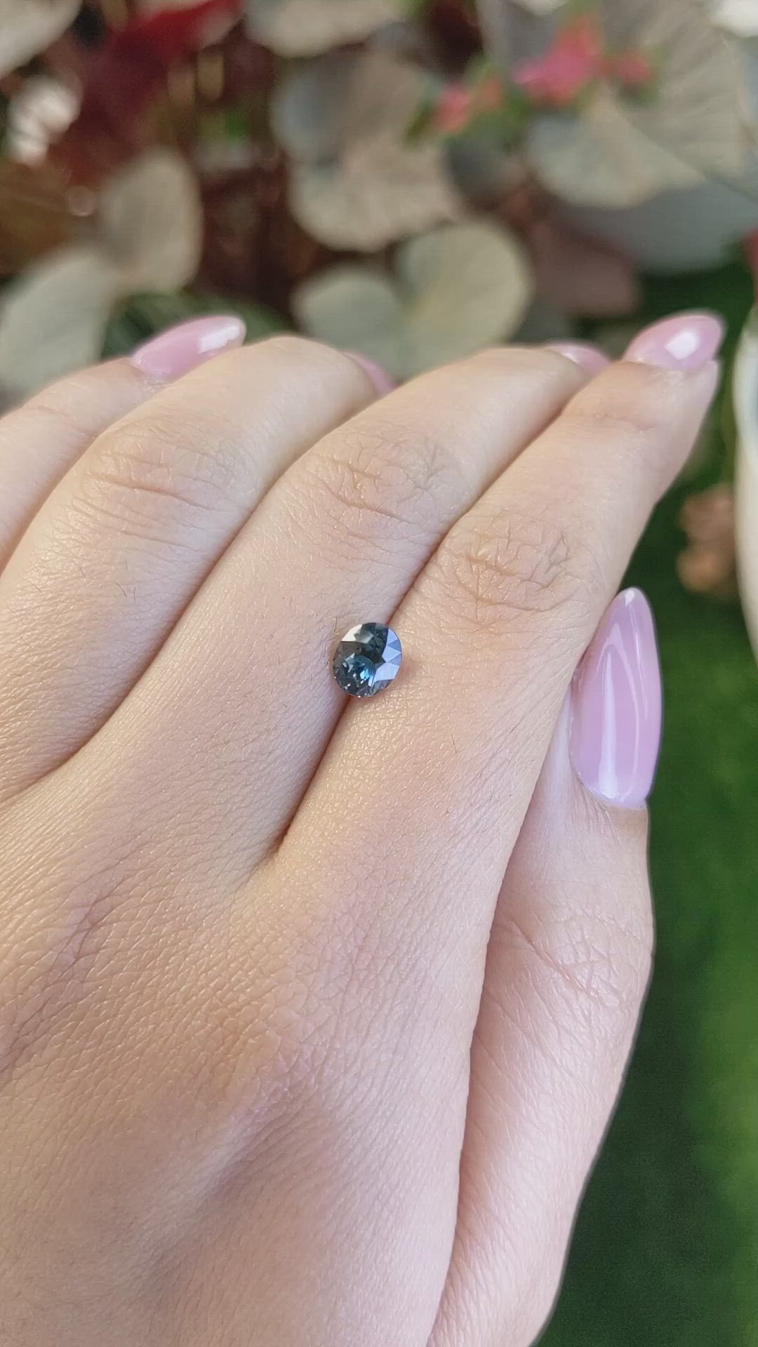 1.13 Ct. Bluish Green Spinel from Ceylon (Sri Lanka) Size Video