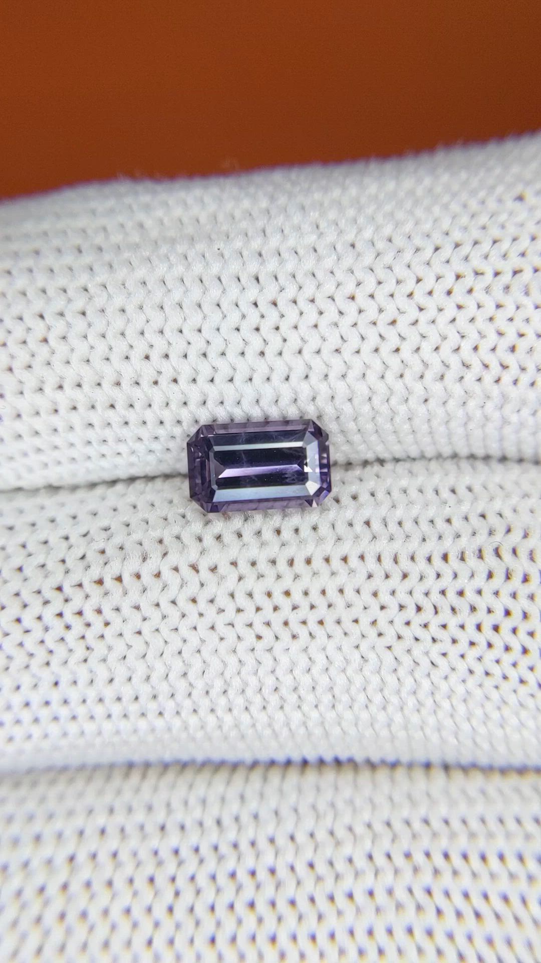 1.24 Ct. Purple Spinel from Ceylon (Sri Lanka) Size Video