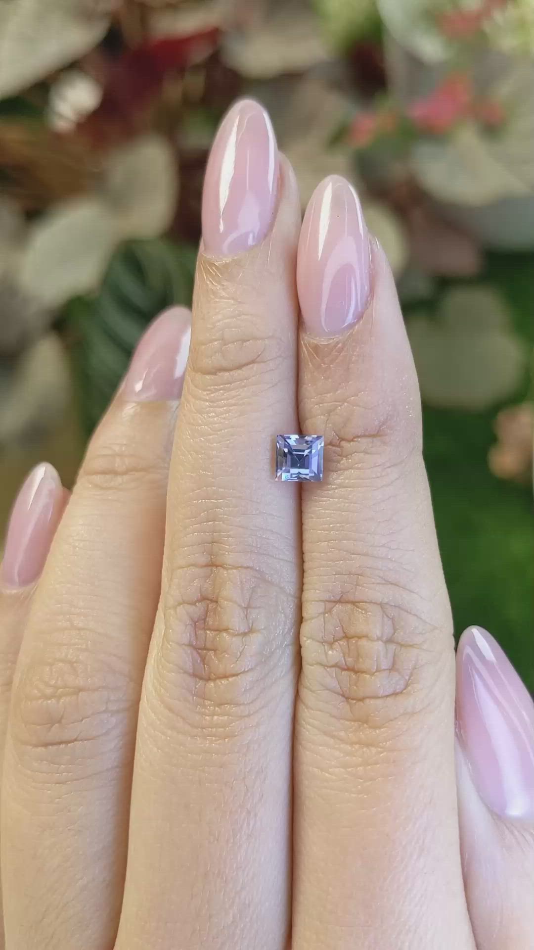 0.80 Ct. Blue Spinel from Ceylon (Sri Lanka) Size Video