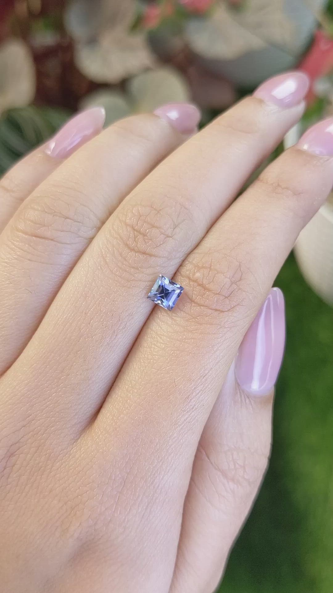 0.80 Ct. Blue Spinel from Ceylon (Sri Lanka) Size Video