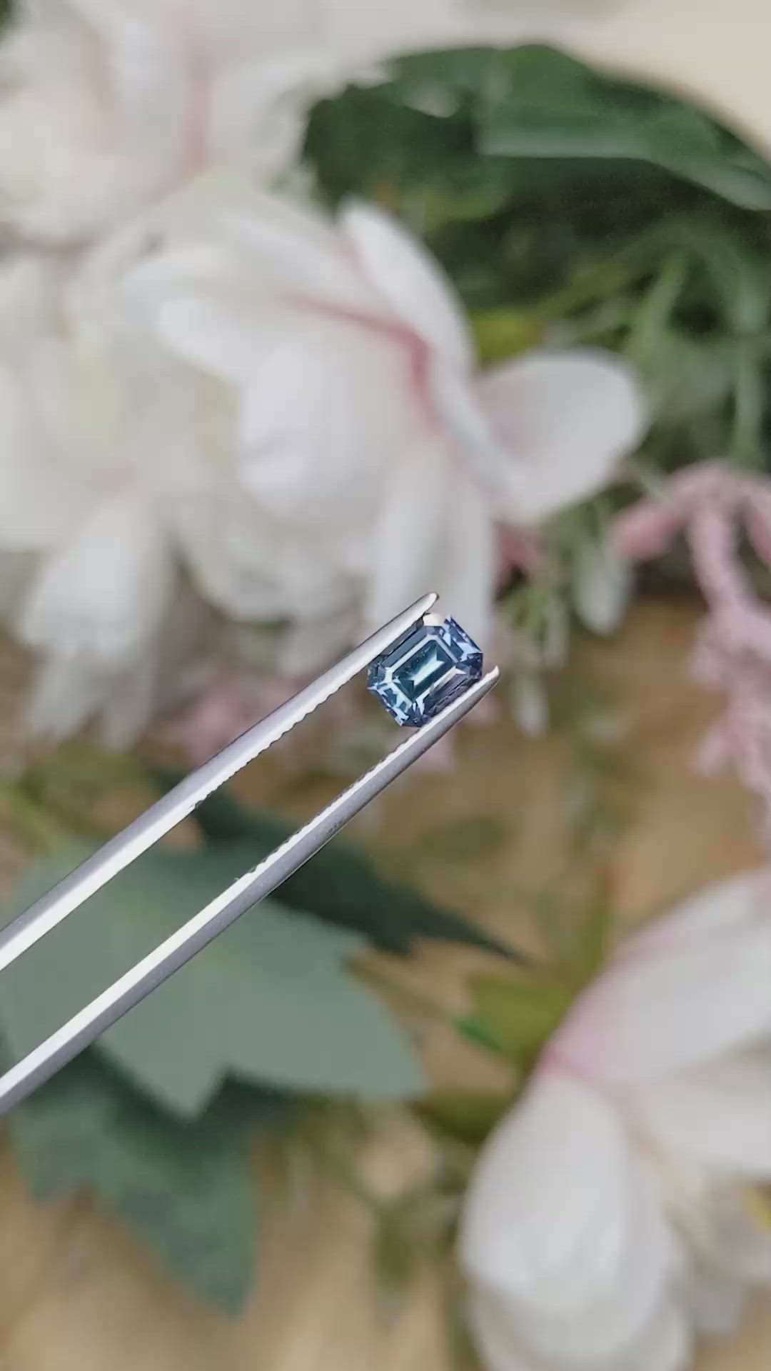 1.16 Ct. Blue Spinel from Tanzania Size Video