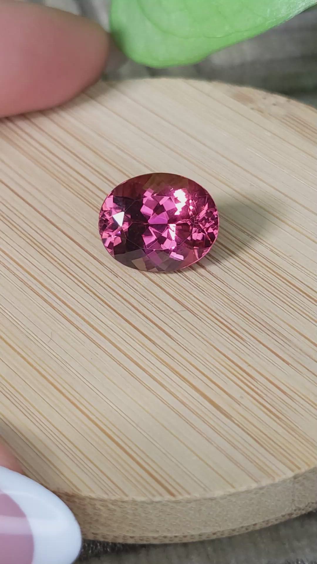 7.68 Ct. Pink Tourmaline from Mozambique Size Video