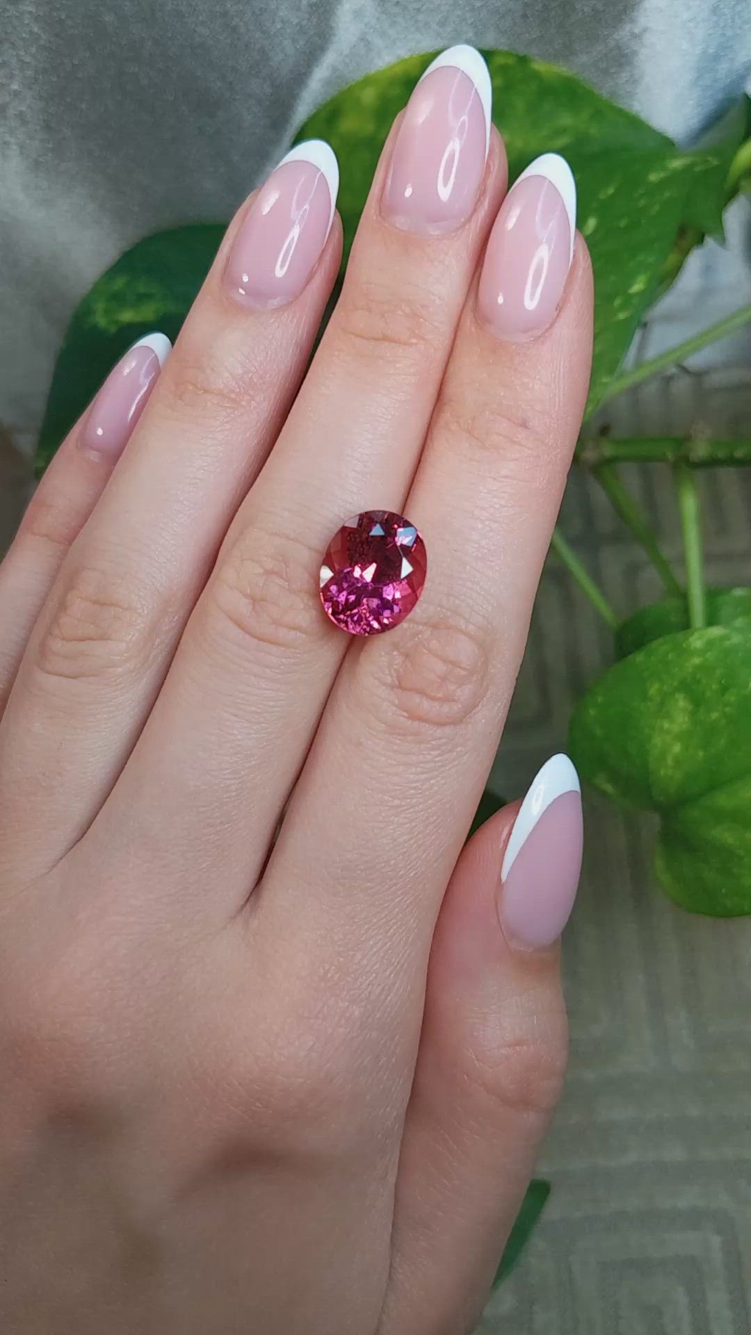 7.68 Ct. Pink Tourmaline from Mozambique Size Video