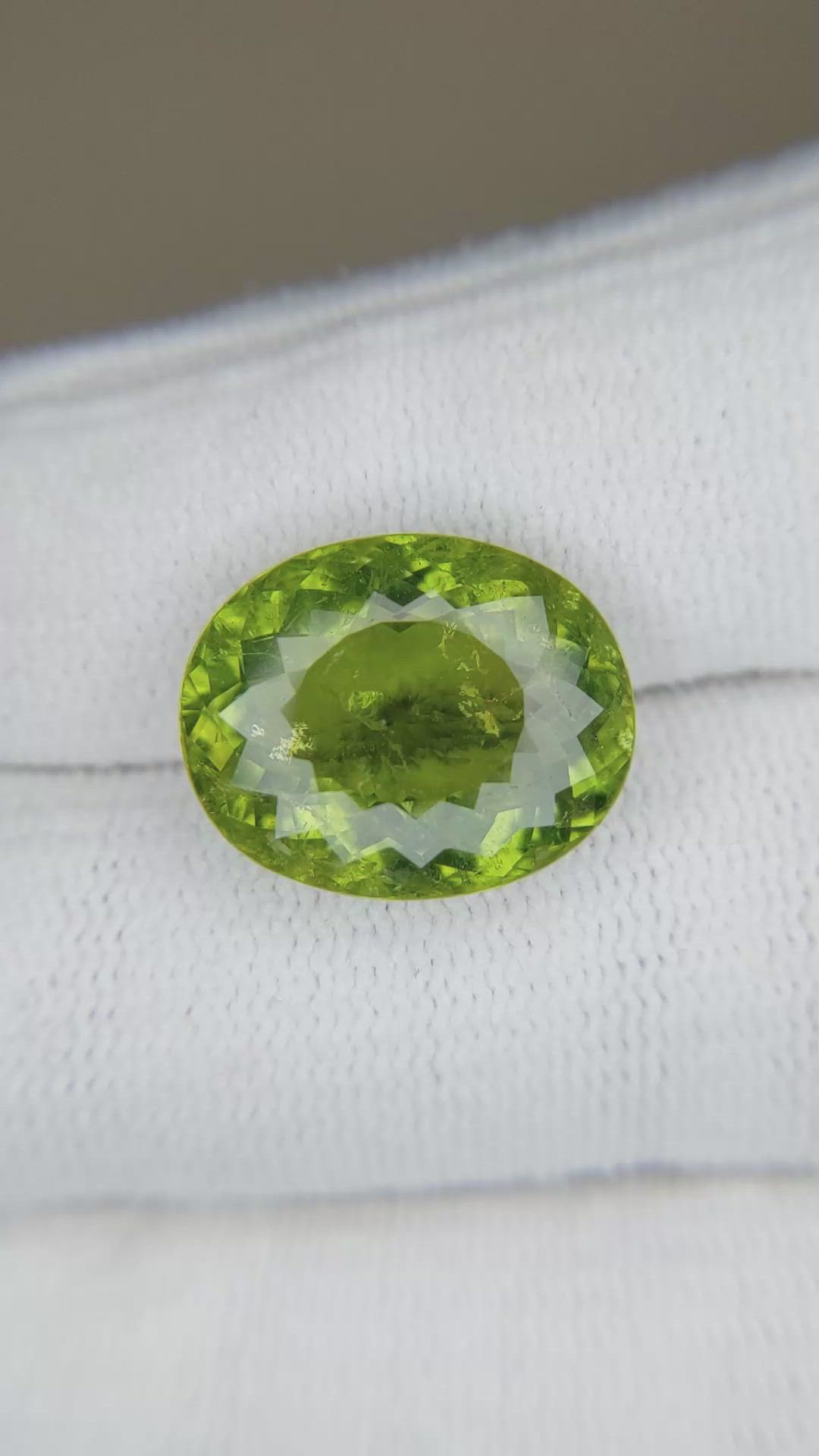 10.96 Ct. Green Paraiba Tourmaline from Brazil Size Video