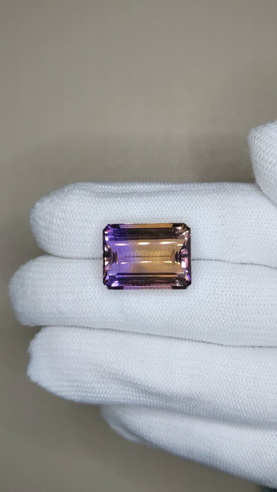 15.61 Ct. Bi Color Ametrine from Brazil Size Video