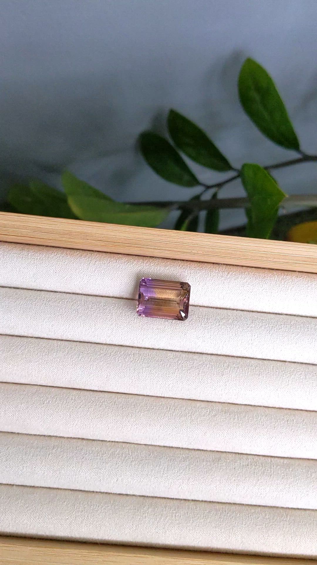 15.61 Ct. Bi Color Ametrine from Brazil Size Video