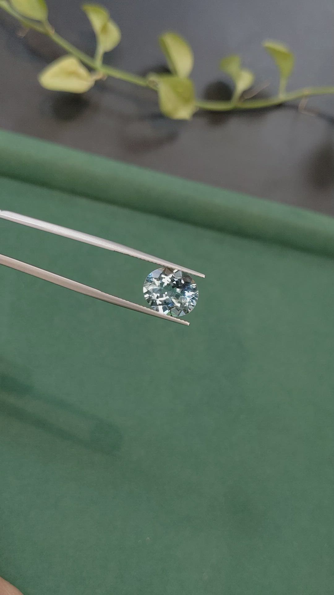 4.26 Ct. Blue Aquamarine from Brazil Size Video