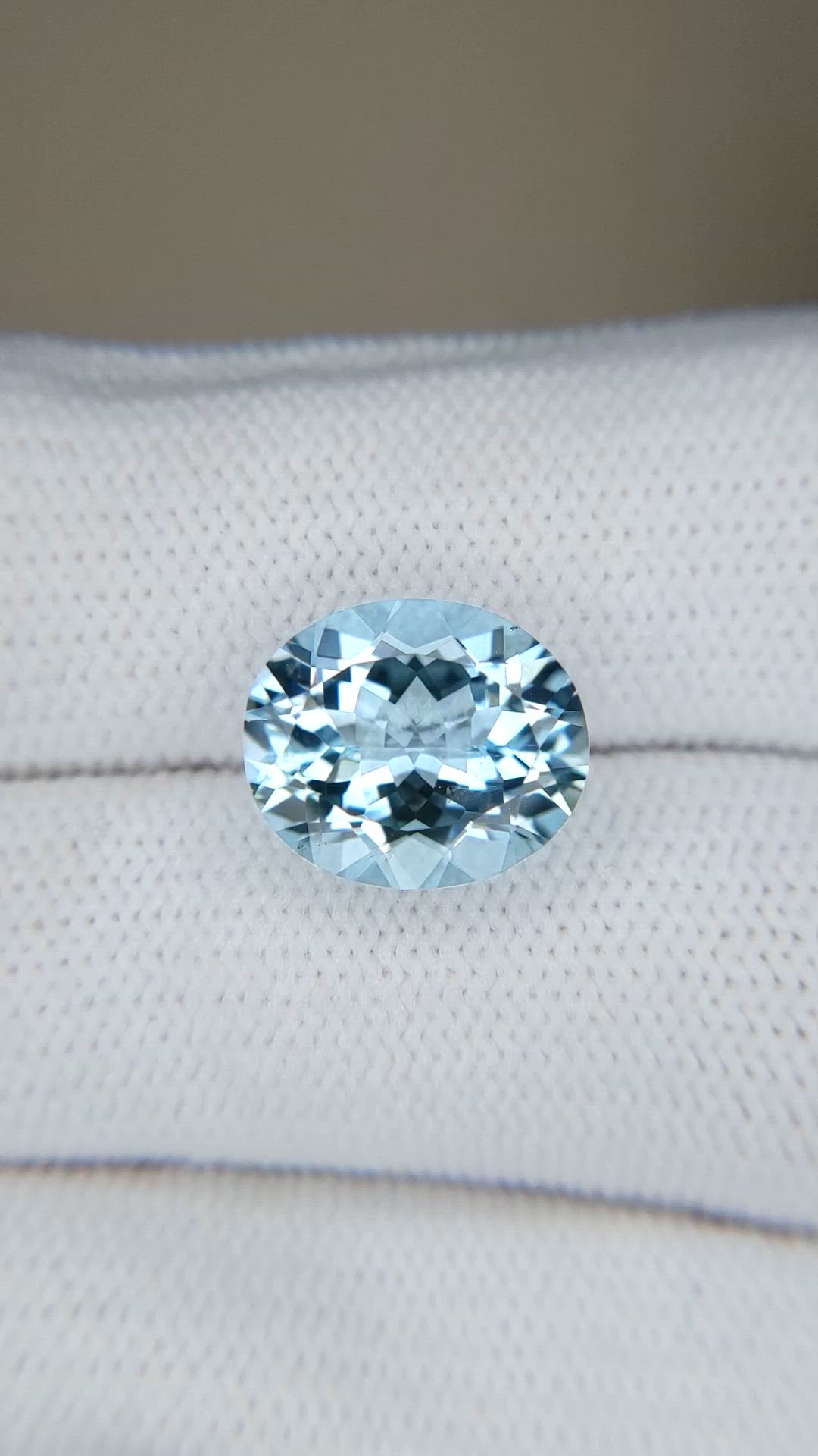 4.26 Ct. Blue Aquamarine from Brazil Size Video