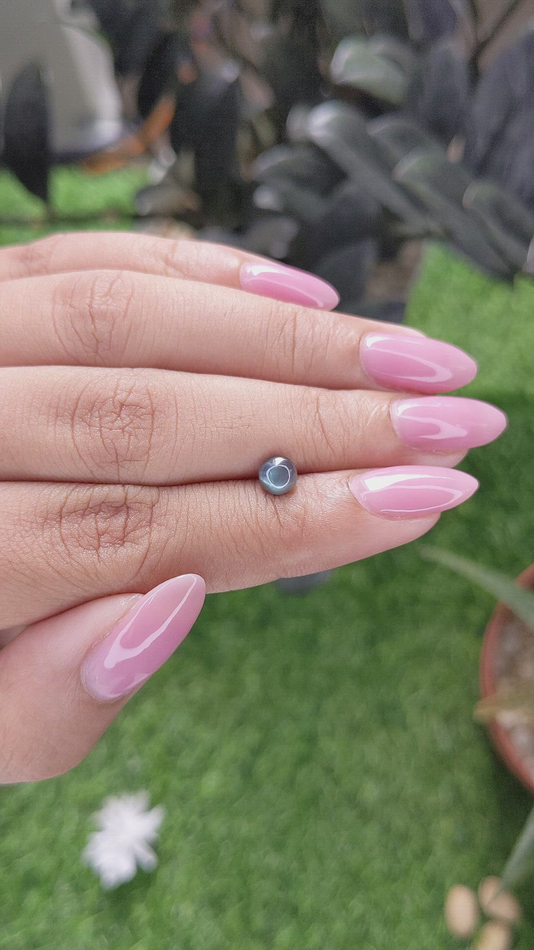 0.85 Ct. Cabochon Alexandrite from Madagascar Size Video